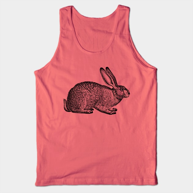 Rabbit - Hare - Bunny - nature - drawing, animal Tank Top by AltrusianGrace